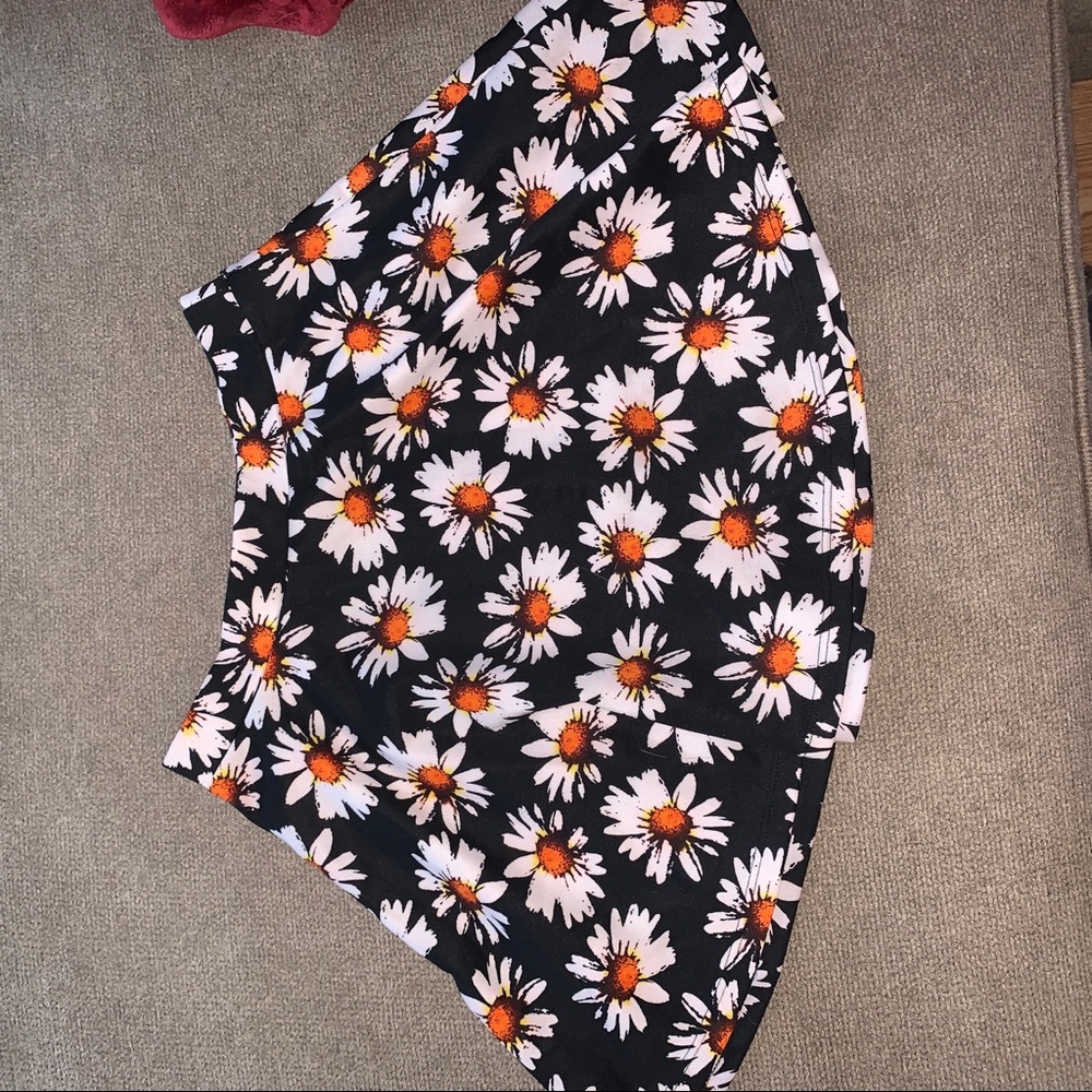 BUNDLE of five skirts floral and solid patterns